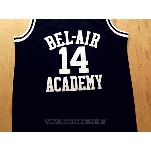 Camiseta Pelicula Bel-Air Academy Smith NO 14 Negro